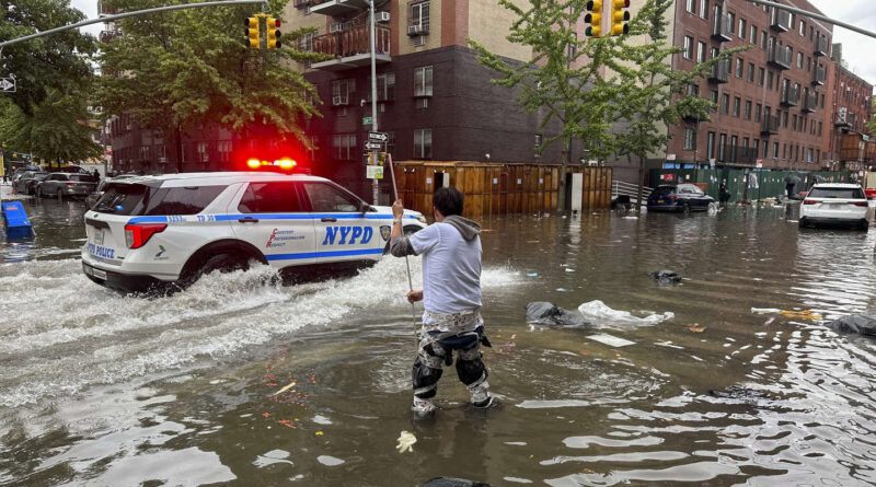 New York : après des pluies et des inondations, les infrastructures de la ville ont été débordées